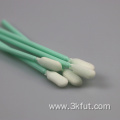 Rigid PP Stick Open-Cell Cleanroom Foam Tip Swab